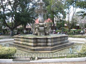 Fountain in Antigua built in 1738.  If you look closely you’ll see that it is pretty suggestive. 