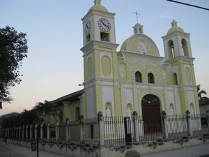 Inglesia de San Marcos in Gracias, Honduras.