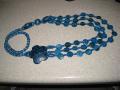 My joya (jewelry) purchase, very light weight plastic turquoise.  Think it will look great with jeans and a white pullover.