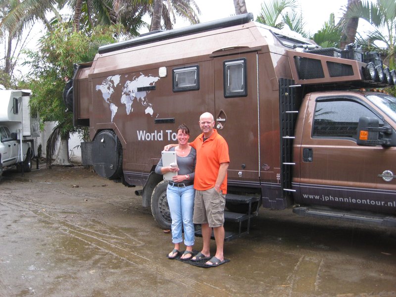 Hannie and J.P from The Netherlands are traveling the world.