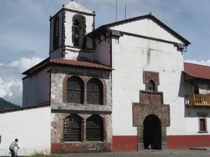 The only church in Angahuan.