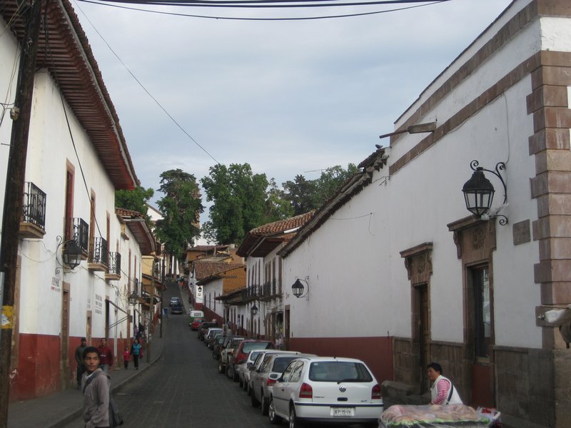 All of the Patzcuaro’s inner city buildings are white stucco with red tile roofs.  We assume this is why Patzcuero was the seventh town designated by Mexico’s Secretary of Tourism as a Pueblo Magico.