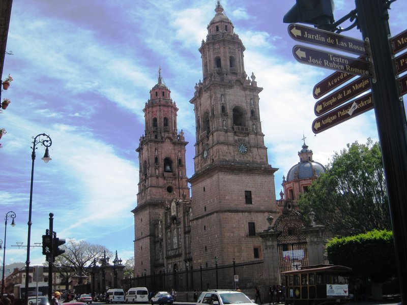 Built between 1600 and 1774, Cathedral of the Devine Savior of Morelia is considered to be one of the most beautiful churches in Mexico.