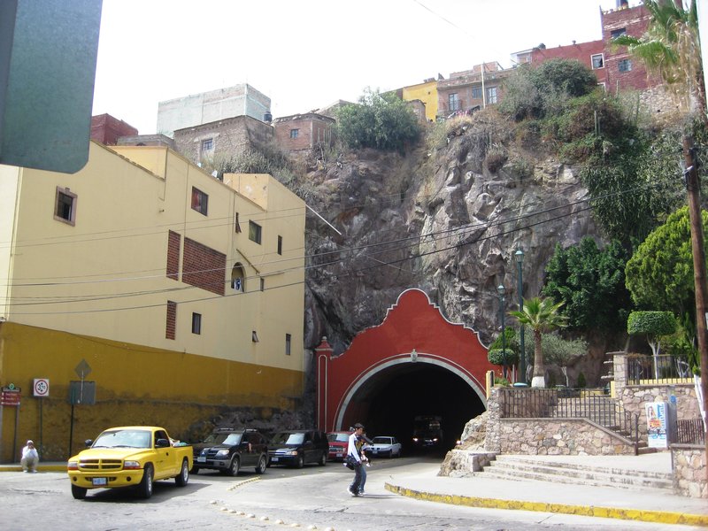 These former silver mining tunnels are today’s maze of underground streets although many streets are above ground.