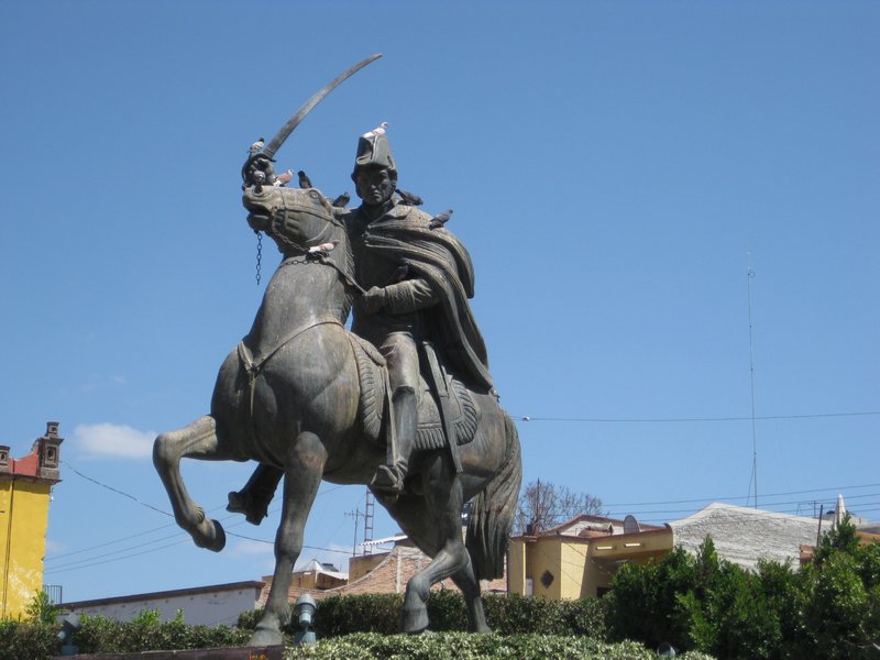 Ignacio Allende, from this town, is considered to be the “Father of Mexico”.  He, along with Father Miguel Hidalgo planned the original uprising that led to Mexico’s War of Independence.