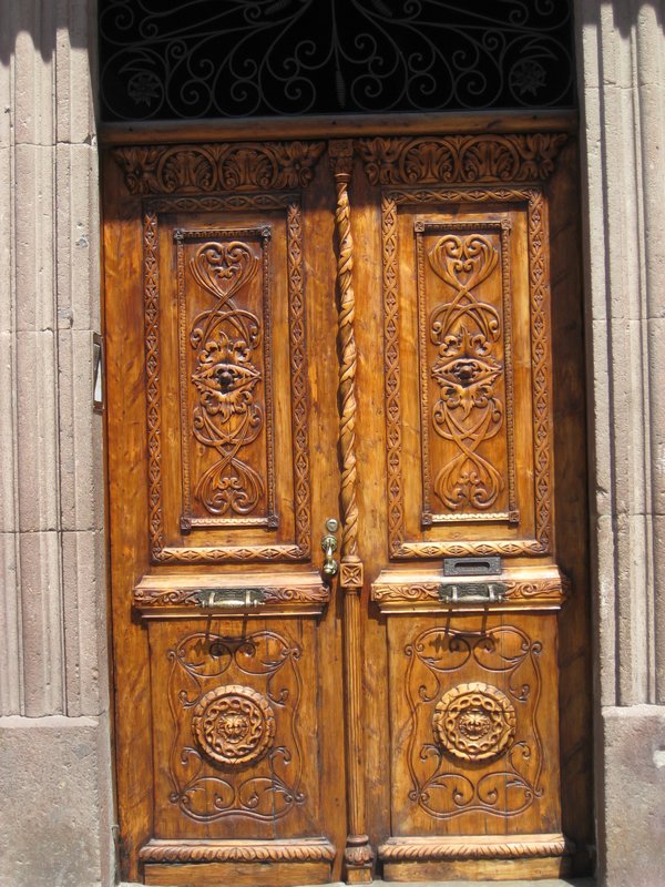 San Miguel is known for its carved doors.  There is a published book about the doors of San Miguel de Allende.