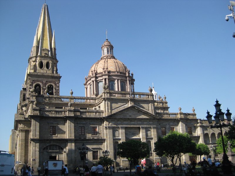 Side view of the cathedral.