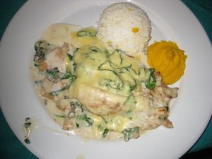 Restaurant Los Arcos specializes in gourmet seafood dishes.  