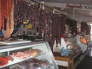 Nice meat display.