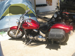 These two bikes belonged to our neighbors too.