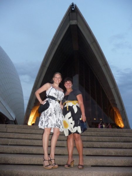 Laura and Jamie at the Opera house