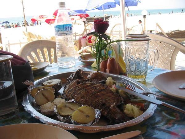 Lunch at Colva Beach 