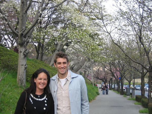 Sarah & Nick near the Imperial Palace Garden