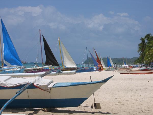 Boracay's many boats