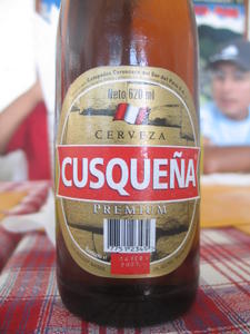 The Peruvian beer - Cusquena