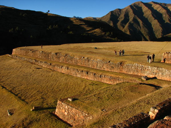 The ruins at the Chinchero village