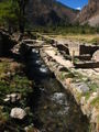 Drainage system at the Ollantaytambo Ruins - function since the Inca era