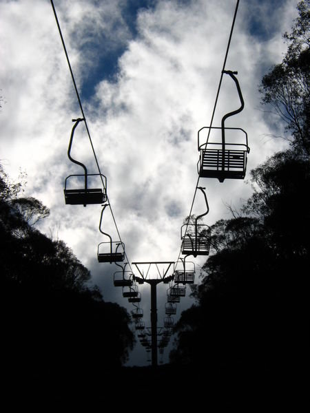 Chairlifts to Mt. Kosciuszko