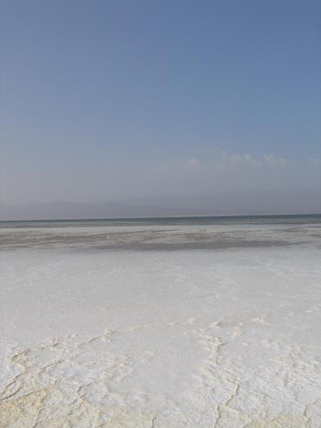 The 'salty' white beach!