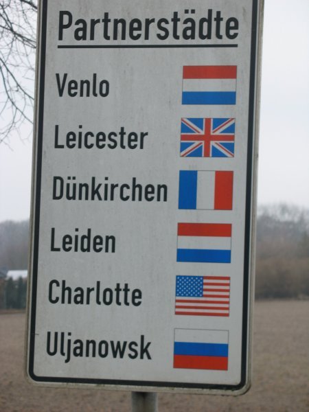 Krefeld's sister city in the USA is Charlotte...sorry Charlotte