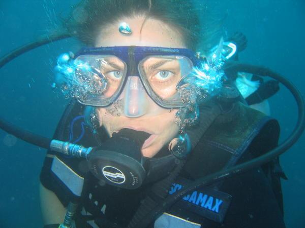 Went diving with Jonna...