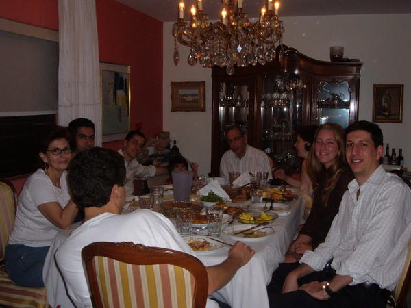 Dinner with Alberto's family