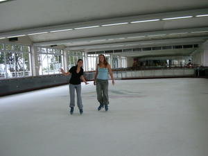 Ice skating first day in Venezuela! 
