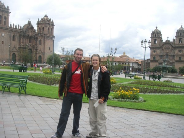 Drew and I in Cusco...