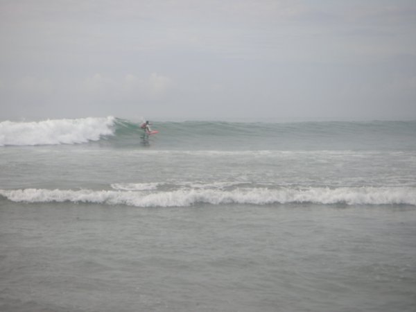 Surfer (not me) at Mancora