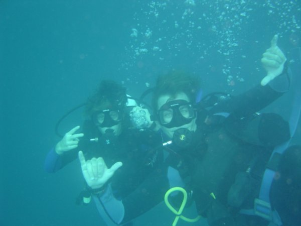 Woohoo... Diving in Colombia