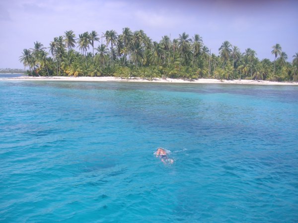 Swimming to my island of choice