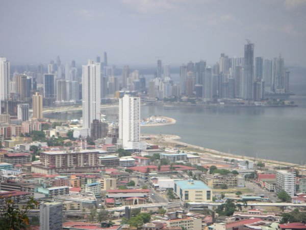 Downtown Panama City from Cerro Ancon