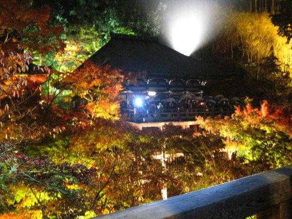 Kiyomizu - This big temple was so gorgeous at night...