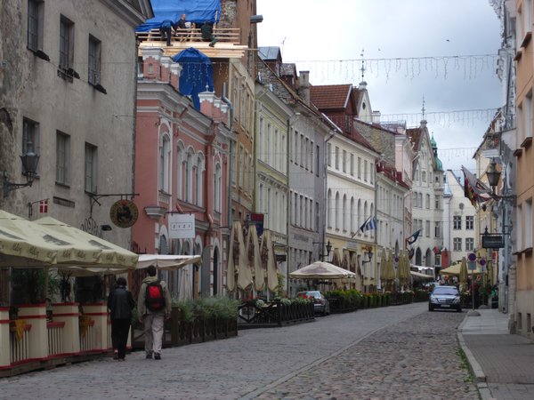 Streets of Tallinn's old city