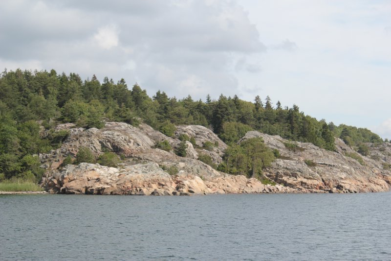 View of a Bohuslan island from one of the ferries