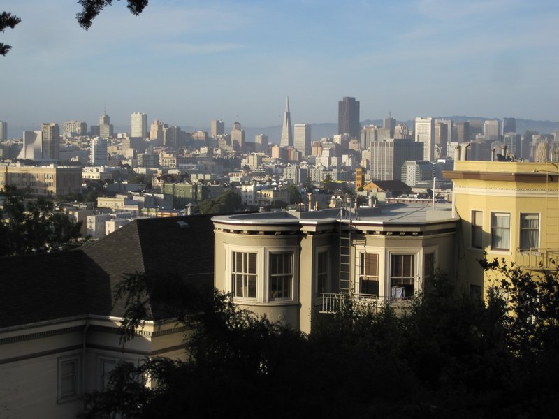 A view from Buena Vista Park, right around the corner from Karen & Chloe's