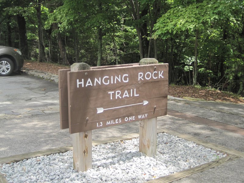 Hanging Rock Trail...