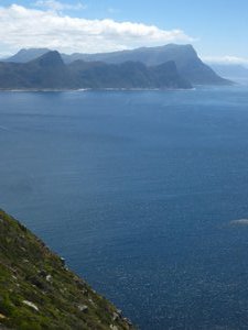 Looking east to warmer waters from Cape Point