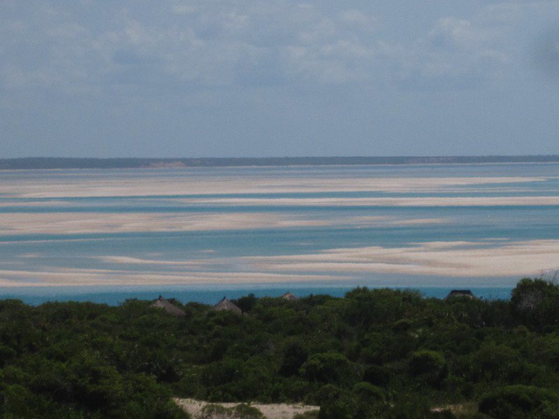 View of Low Tide towards the mainland from Magaruque Island