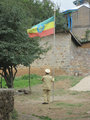 I salute you Ethiopia - watching over the palace at En Toto 