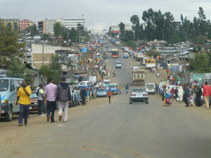 The streets in Addis