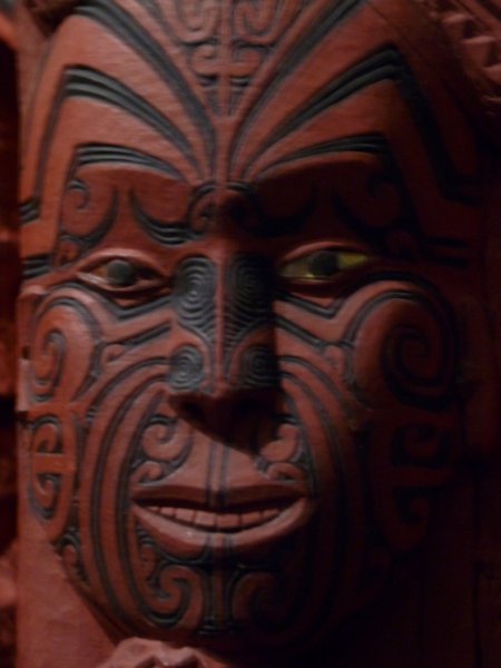 Very cool Maori sculpture