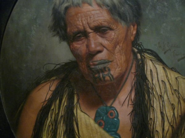Amazing Maori leader painting