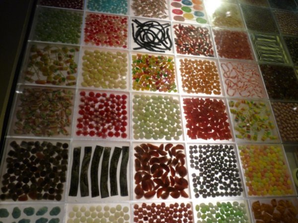 A wall of sweets!