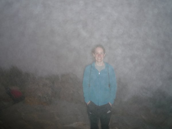 Me at the top of the mountain