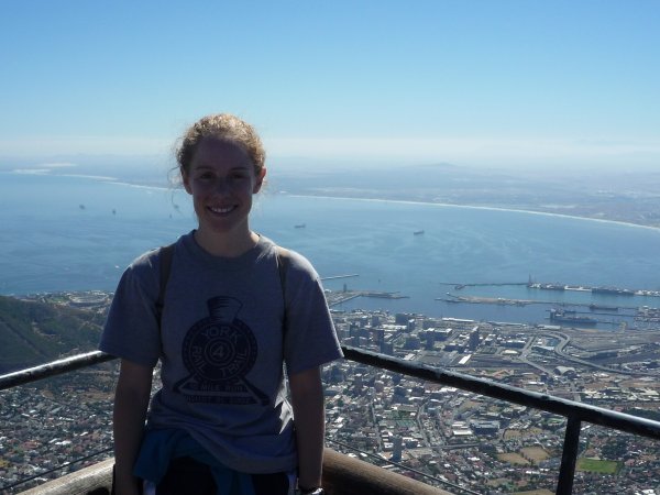 Me at the top of Table Mountain