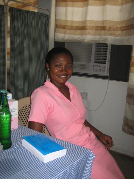 Naomi... medical aide and translator extraordinaire