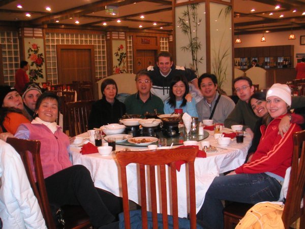 Dinner out in Beijing