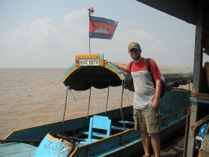 My boat in Tonle Sap lake