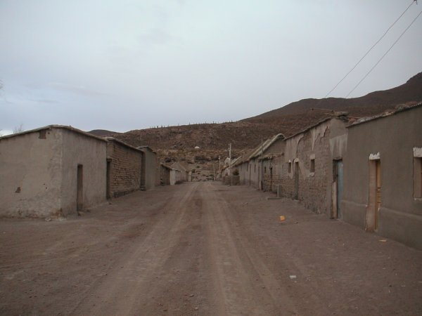 A Bolivian village we passed through